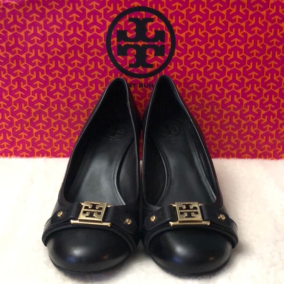 Tory Burch Shoes - Tory Burch Leather Wedge